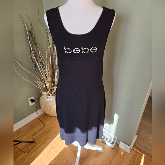bebe Dresses & Skirts - Bebe Dress sz Lg Jet Black